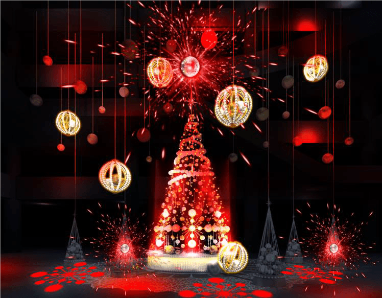 クリスマスイルミネーション LED ブリリアントモチーフ グランフロント大阪 令和初のクリスマス 世界的イルミネーション