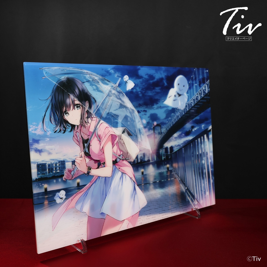 アクリルアート(ミラータイプ)「雨晴」