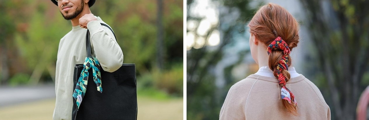 左から)シードラ柄、ラフレシア柄