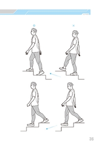階段をつかうときも、お尻を意識