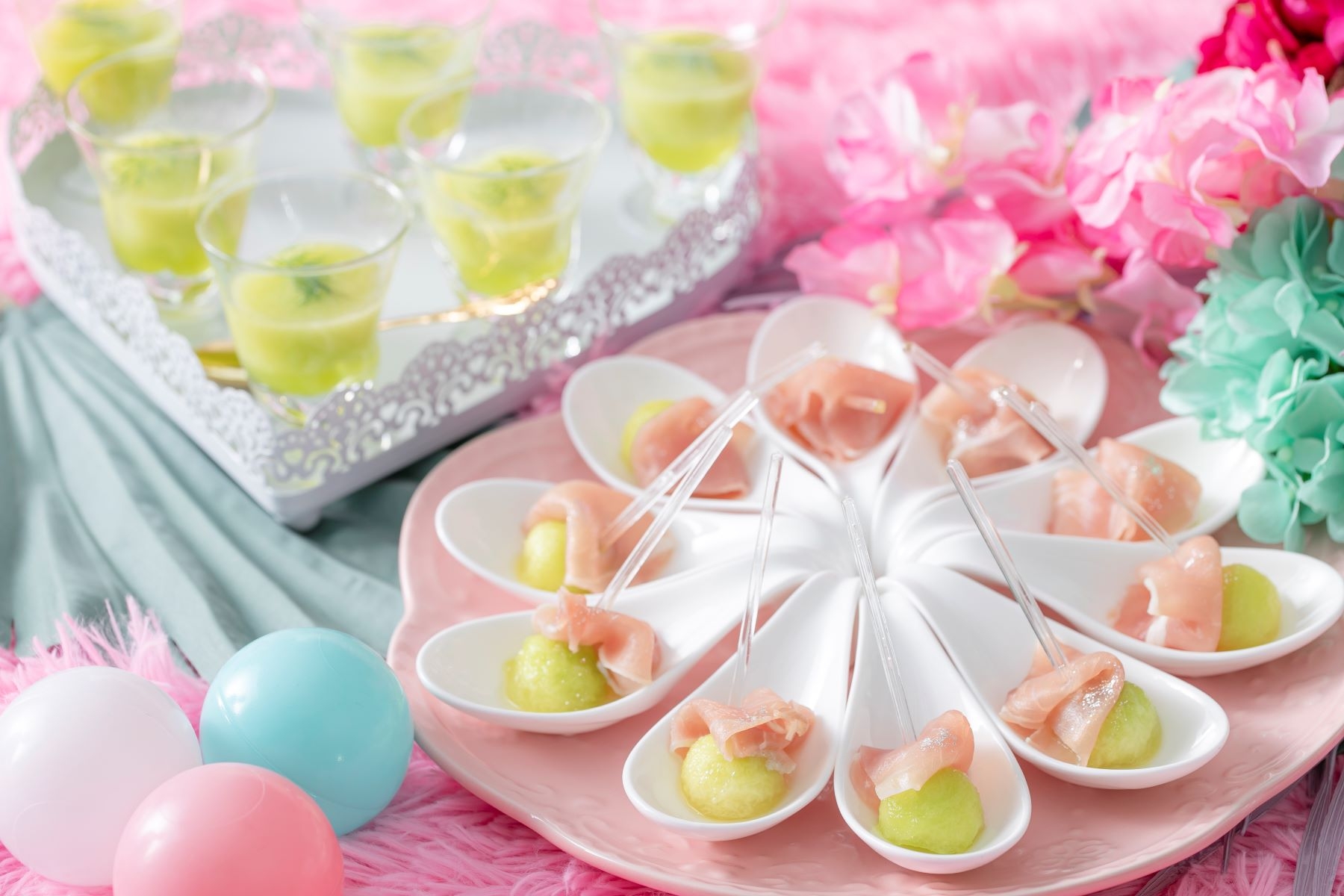 ご褒美生ハムメロン/メロンのガスパッチョ