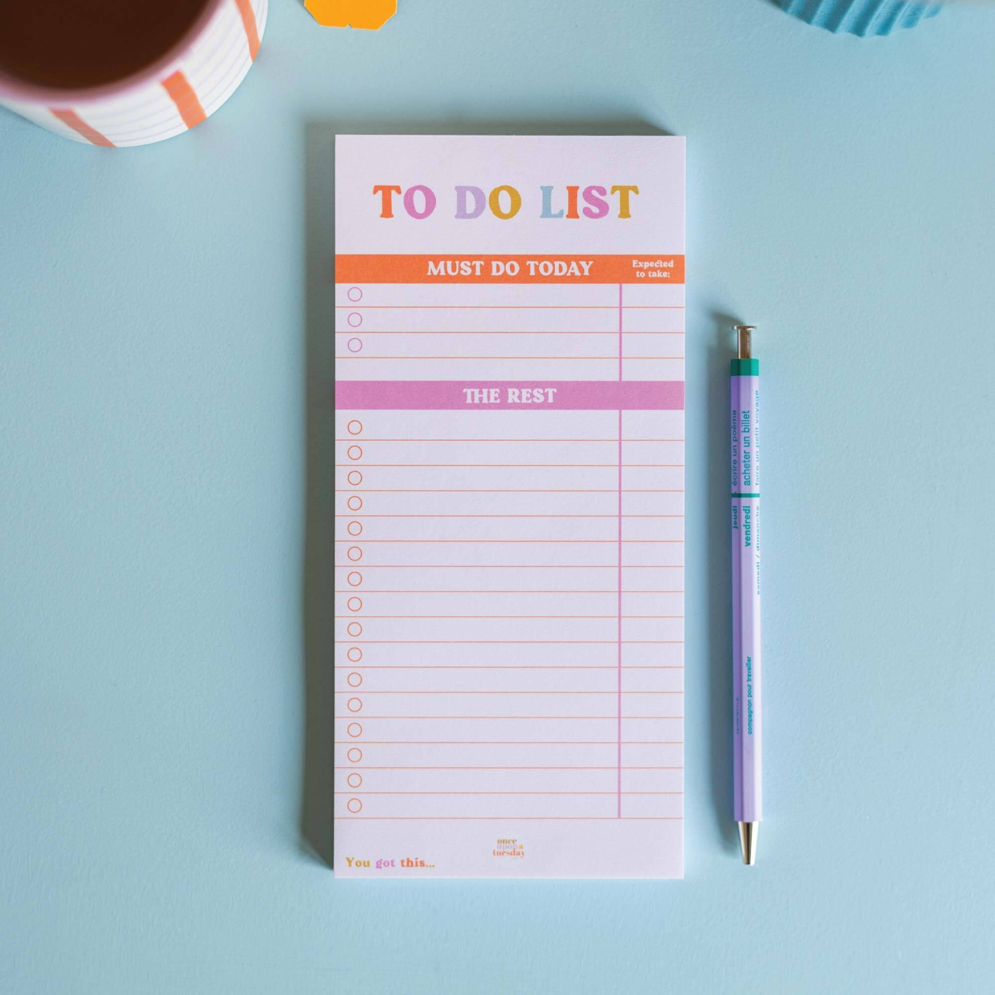 To Do List Pad