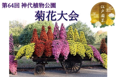 第64回神代植物公園「菊花大会」10月26日(土)～11月17日(日)開催