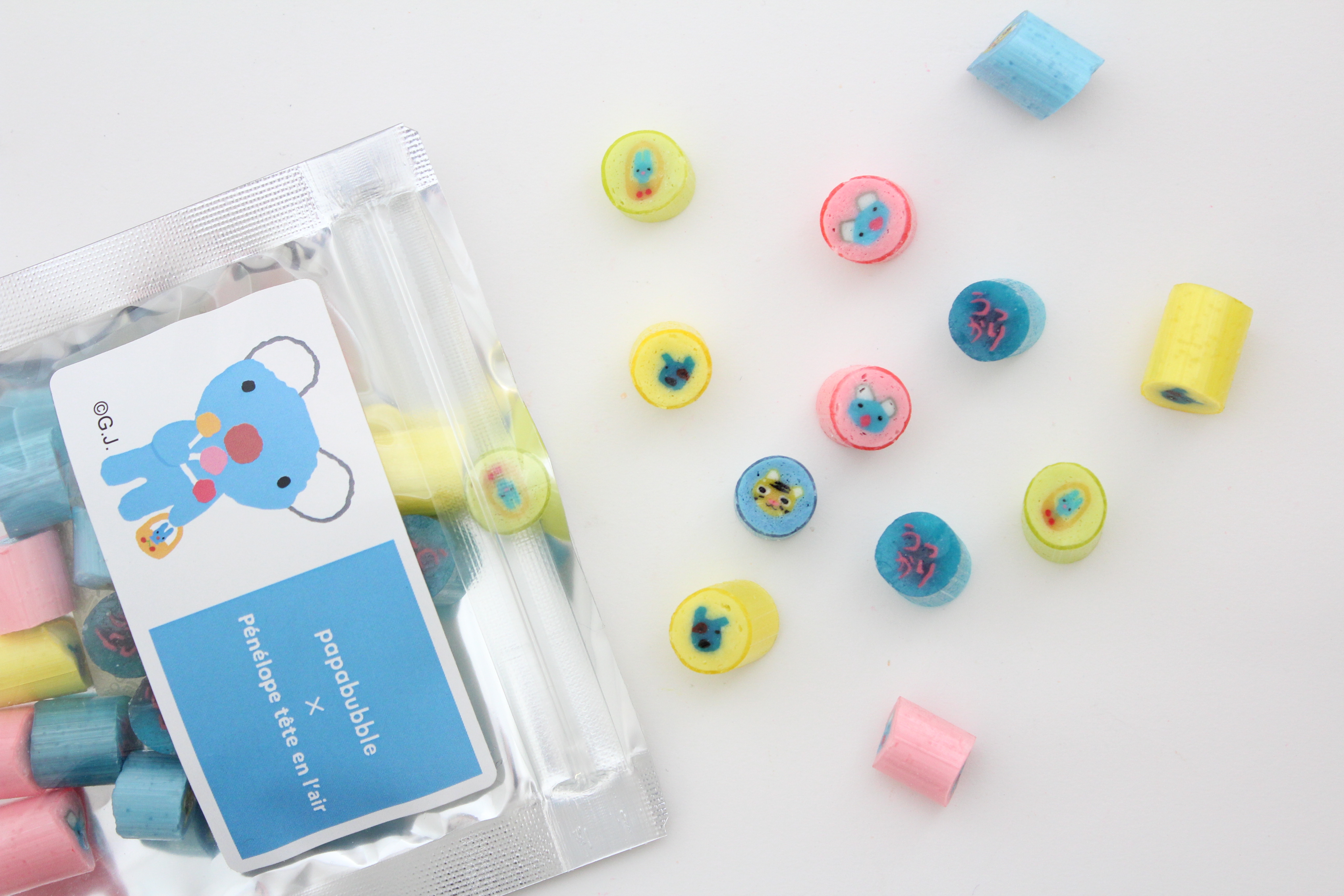 「ペネロペ」×「パパブブレ」のコラボキャンディが販売開始  ～パパブブレ青山店をペネロペがジャック！～