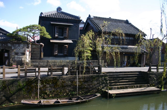 しょうゆ醸造が盛んな佐原の街並み