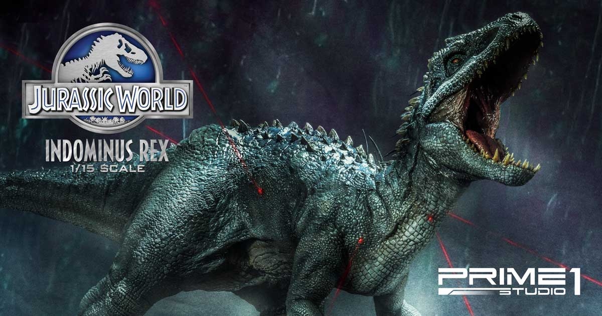 「ジュラシック・ワールド」から遺伝子操作により誕生した怪物、『インドミナス・レックス』が迫力の1/15スケールで登場!
