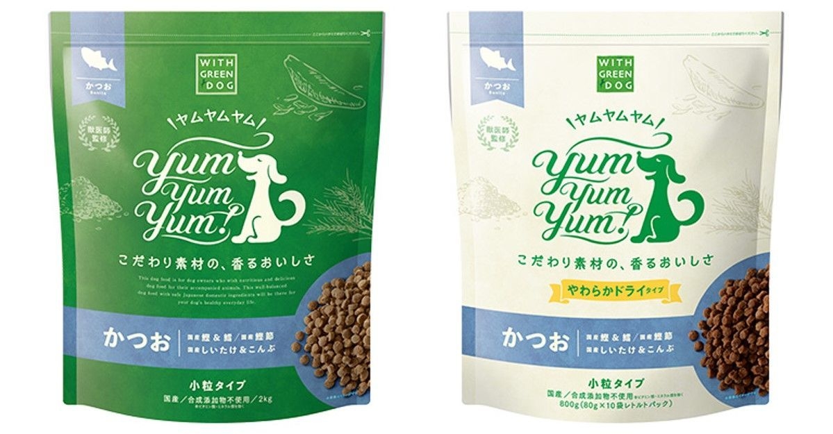 ドッグフード yume 発売から6ヶ月間で2万個突破したドッグフードに新味登場！ 「おいしい