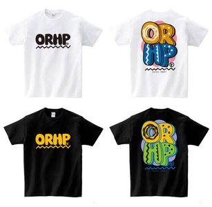 ORANGE RANGE×ひらかたパーク】 Tシャツ(ホワイト／ブラック) 税込3,800円