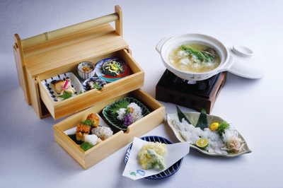 ▲淡路島・由良港直送の鮮度を味わう「鱧づくし御膳」