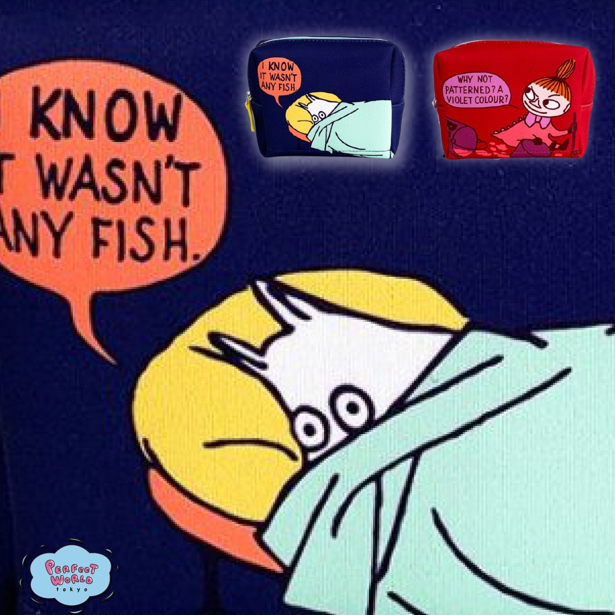 新商品発売開始 モバイルやノートPCの携帯に便利♪ムーミン&リトルミィのポーチやケースが登場