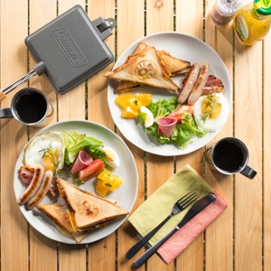 アウトドア朝食イメージ