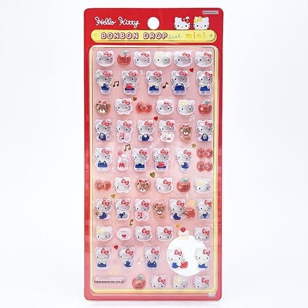 【完売必至】サンリオから登場の『ボンボンドロップシールmini』。レジンみたいなぷっくり感でかわいさ神レベル