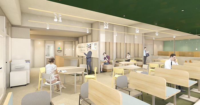 シェアオフィス「billage HIROSHIMA」イメージ図(1)