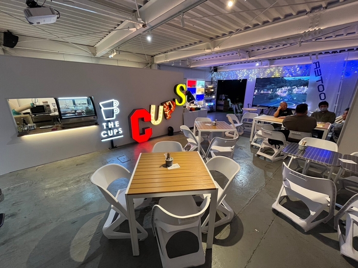 くつろぎの中お使いいただける商談スペース(昨年の様子)