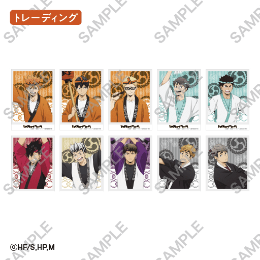 トレーディングポラロイド風ブロマイド(2枚入り/全10種) 各440円(税込)