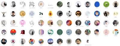 参加アーティストは総勢62名！アイテム化対象のアート作品は242点、販売アイテム数は1,121点