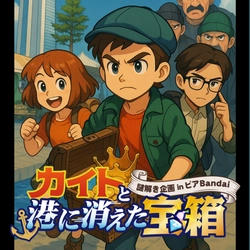 新潟・みなとのマルシェ「ピアBandai」を舞台にした 壮大な体験型謎解きイベント「カイトと港に消えた宝箱」　 8月1日から開催！