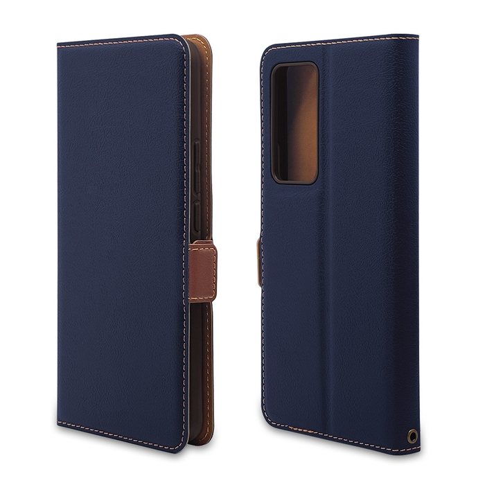 ネイビー×ブラウン