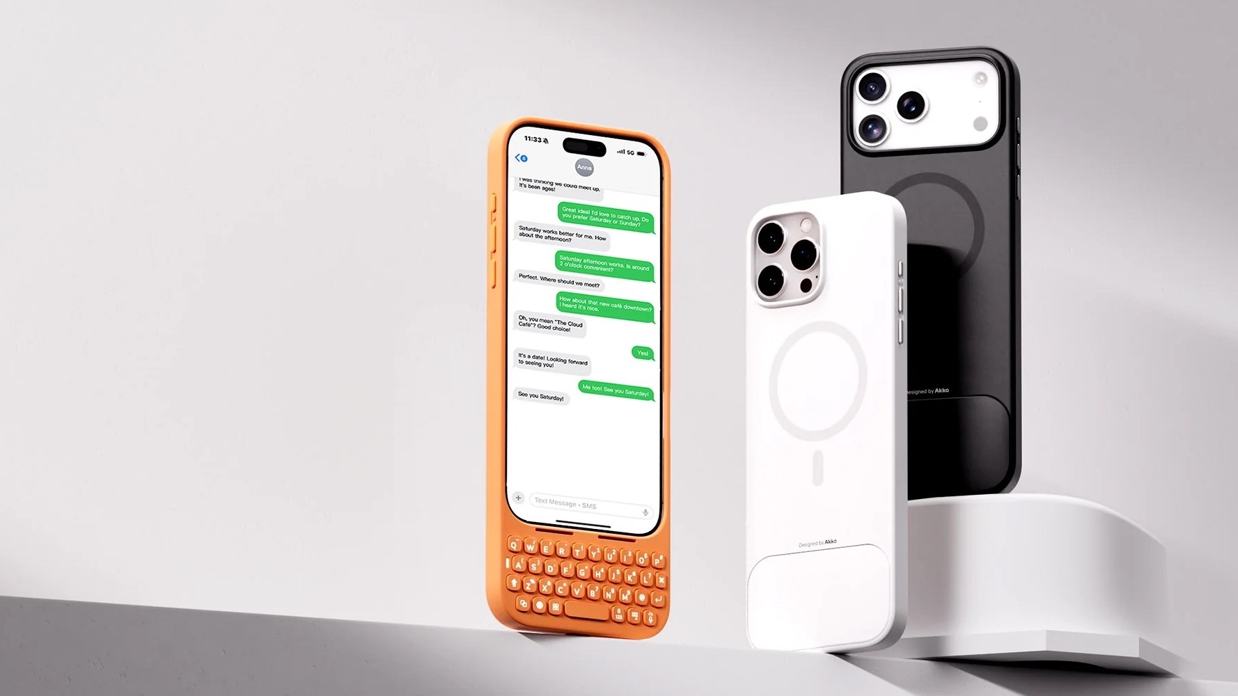 スマートフォンを“本格入力デバイス”に変える
物理キーボード一体型ケース 「Akko MetaKey」を
2月10日（火）より販売開始