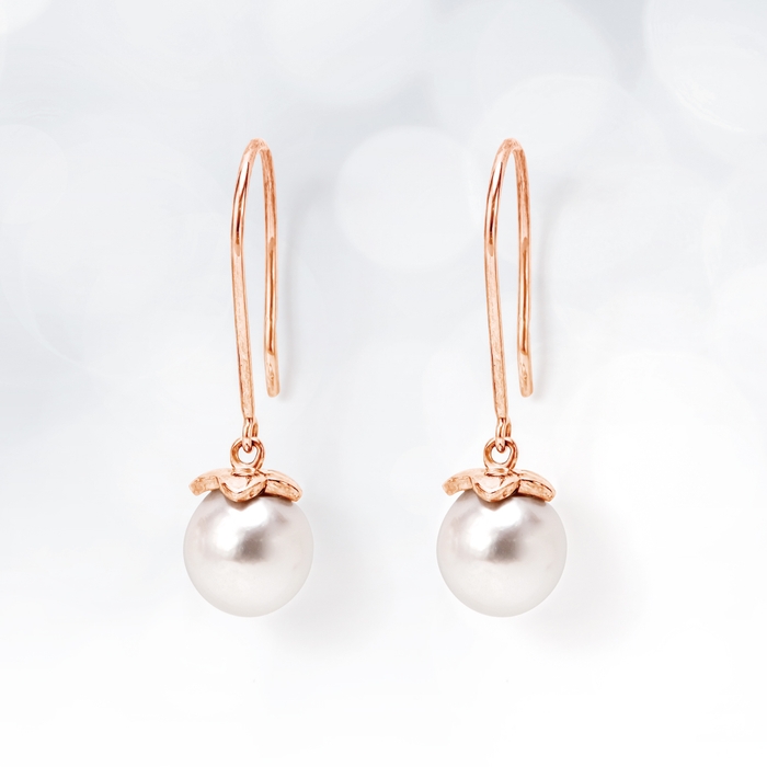 K10PG アコヤ真珠 ピアス ¥7,000(+税)