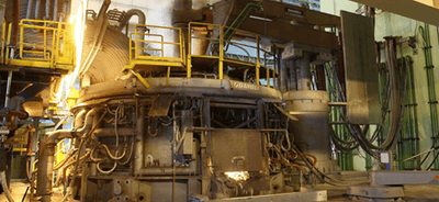 図. 双電極直流電気炉の製品画像