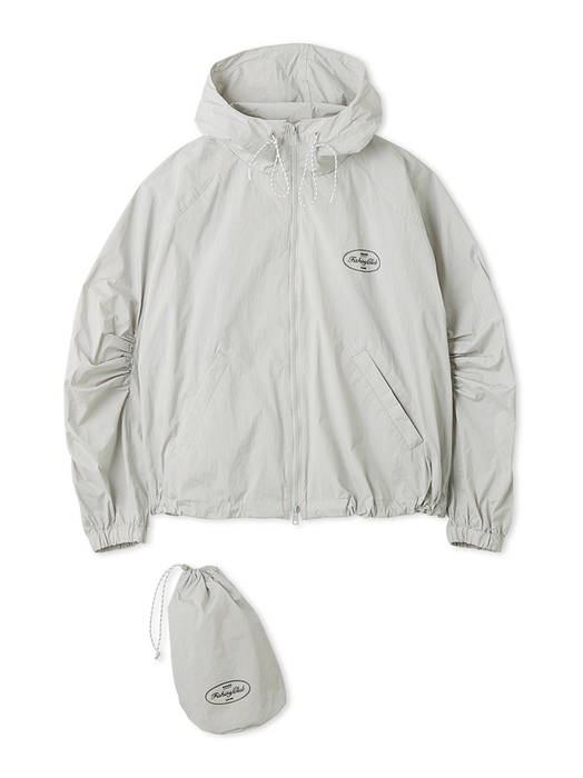 emmi eco ナイロンポケッタブルブルゾン