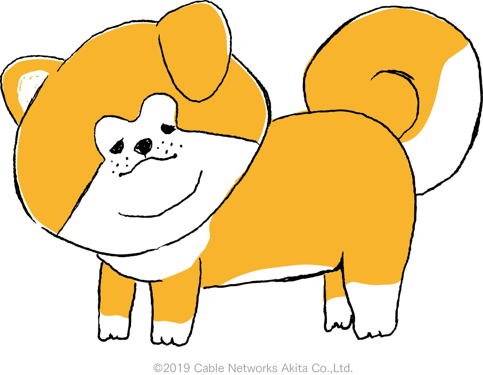 「秋田犬たれみみだいちゃん」