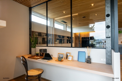 カウンタースペースへの設置例