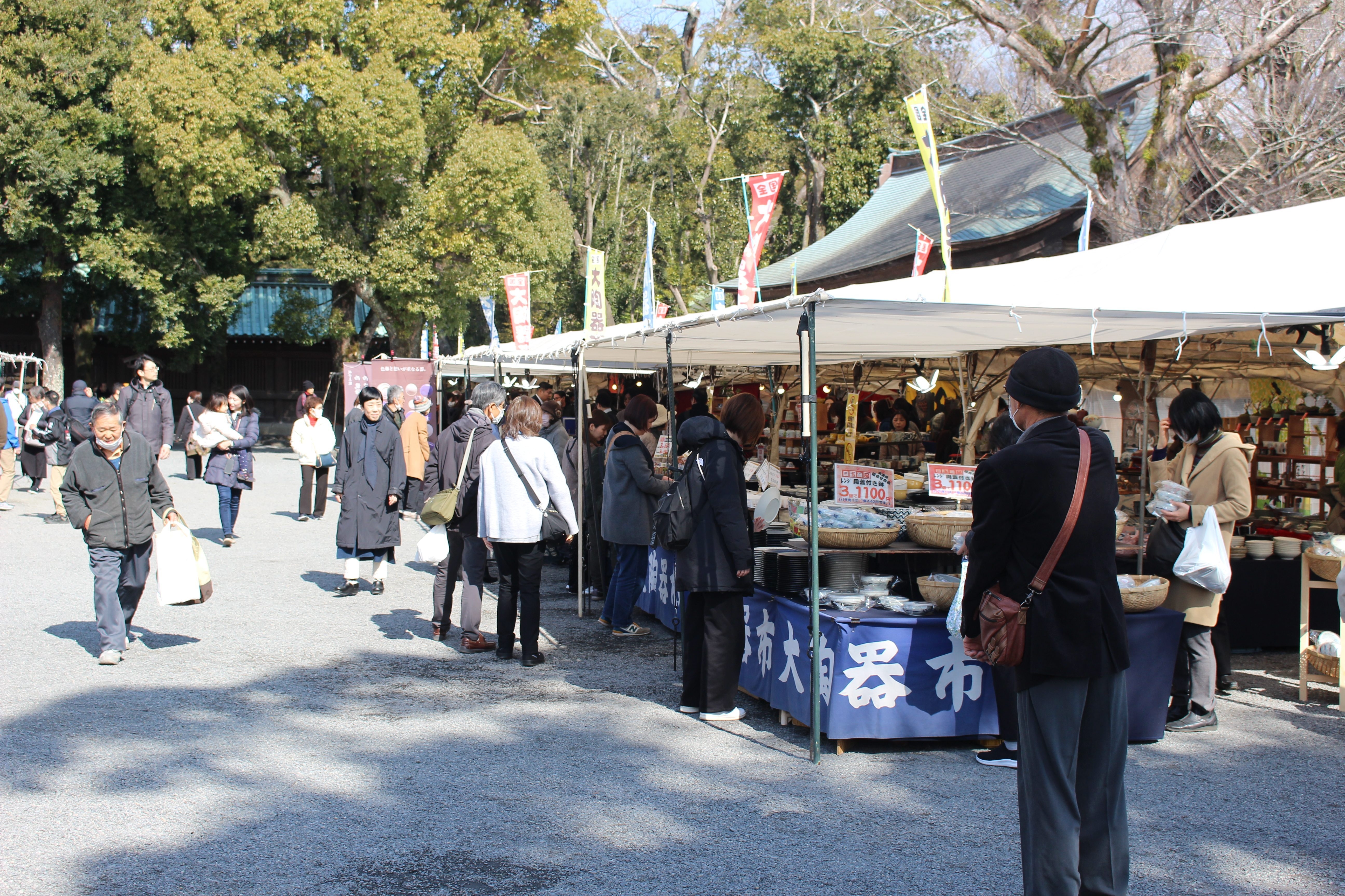 好評につき今年も2月21日より2週間開催！ 静岡県 三嶋大社 全国大陶器