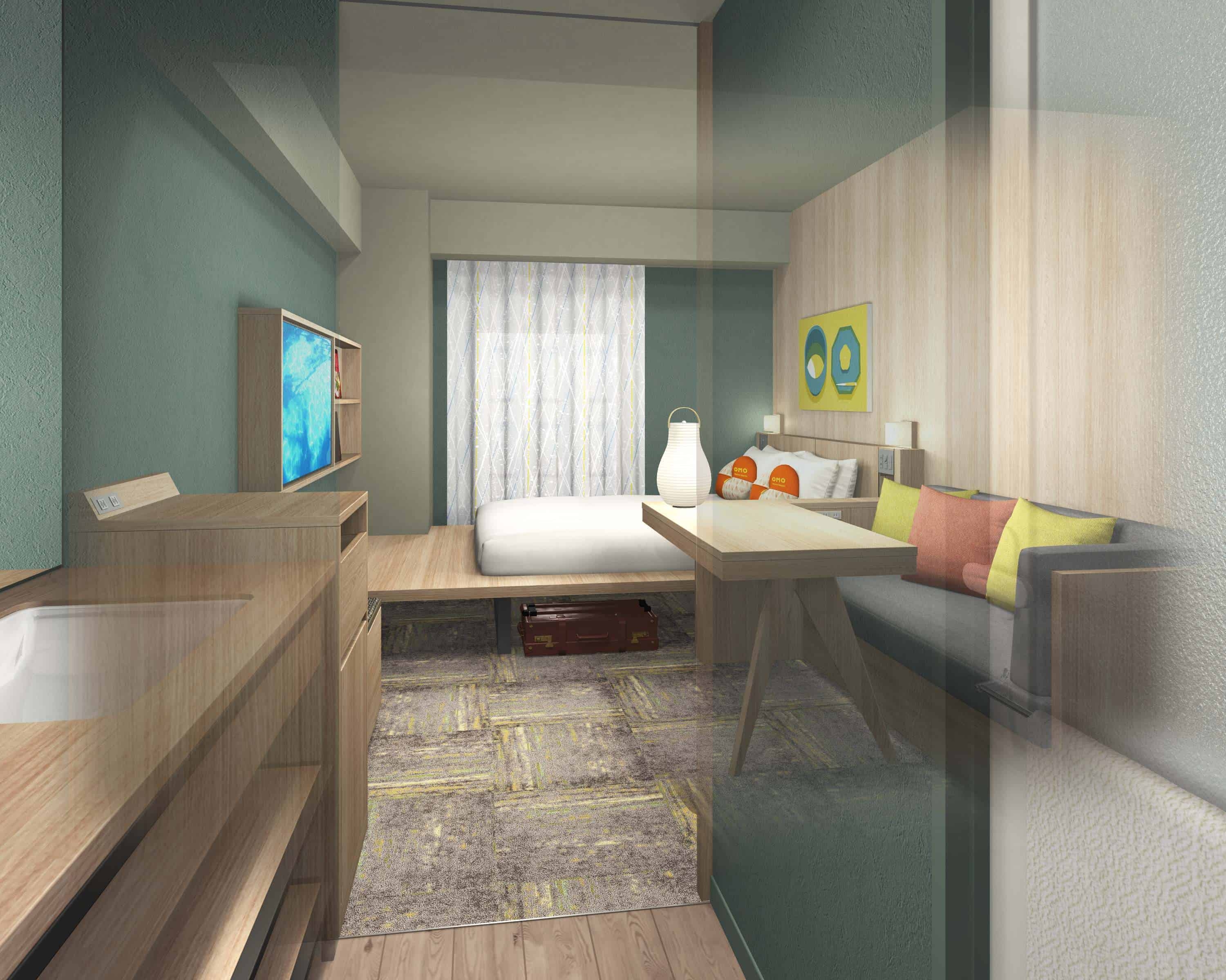 ダブルルーム(2名定員/23平米)