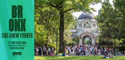ニューヨーク市観光局が、「Get Local NYC」キャンペーンの第2弾トラベルガイド 「ニューヨーカーのように歩くブロンクス」を公開