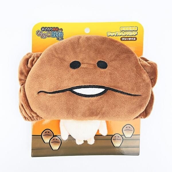 なめこ栽培キットの個性的なぬいぐるみマスコット