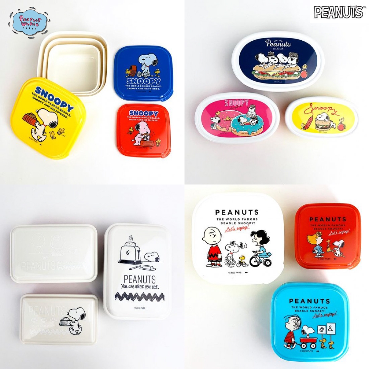 単品でも使いやすい!スヌーピーの3p容器を華やかに揃えてみました♫