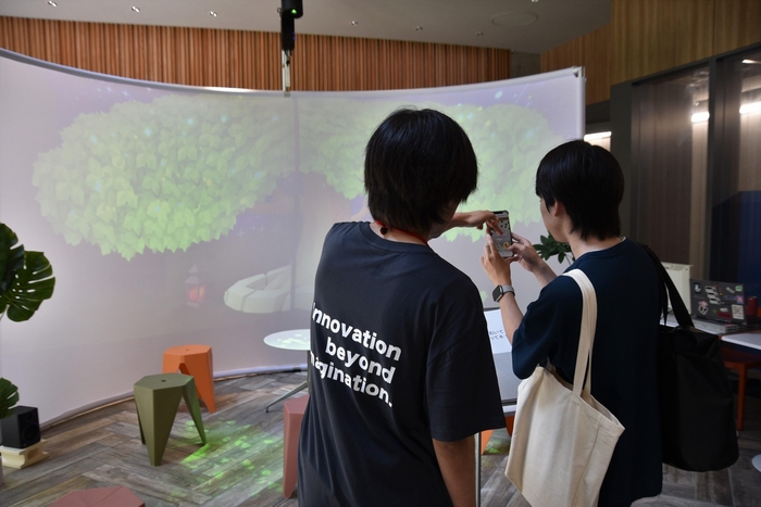 情報工学部のVR空間の体験