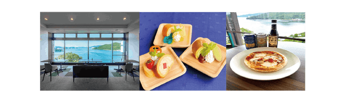 ラウンジカーボとメニューの一例