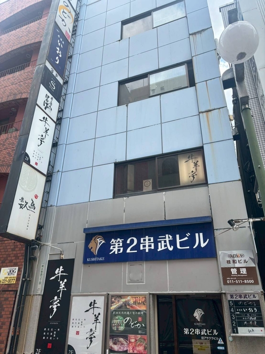 すすきのの中心の立地