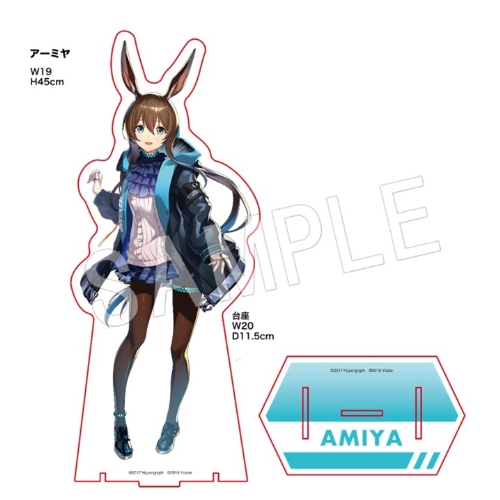 アークナイツ展「記憶回廊」メガアクリルスタンド アーミヤ 11,000 円 (税込)