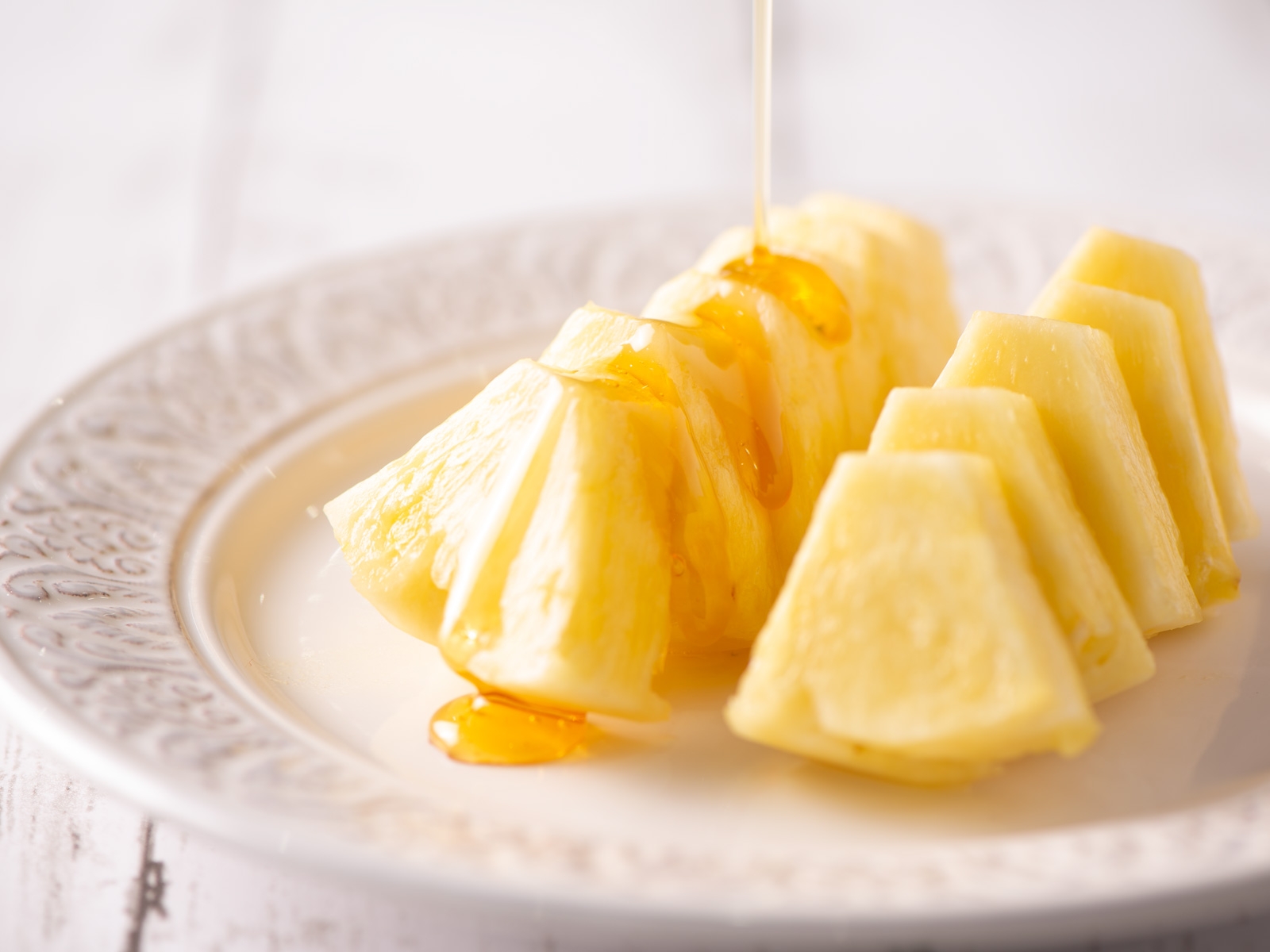 【使用例2】アガベシロップがけパイナップル