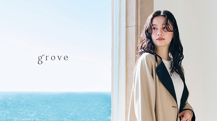 grove(グローブ) 2024 Spring Collection ヴィジュアルLOOK BOOKを公開