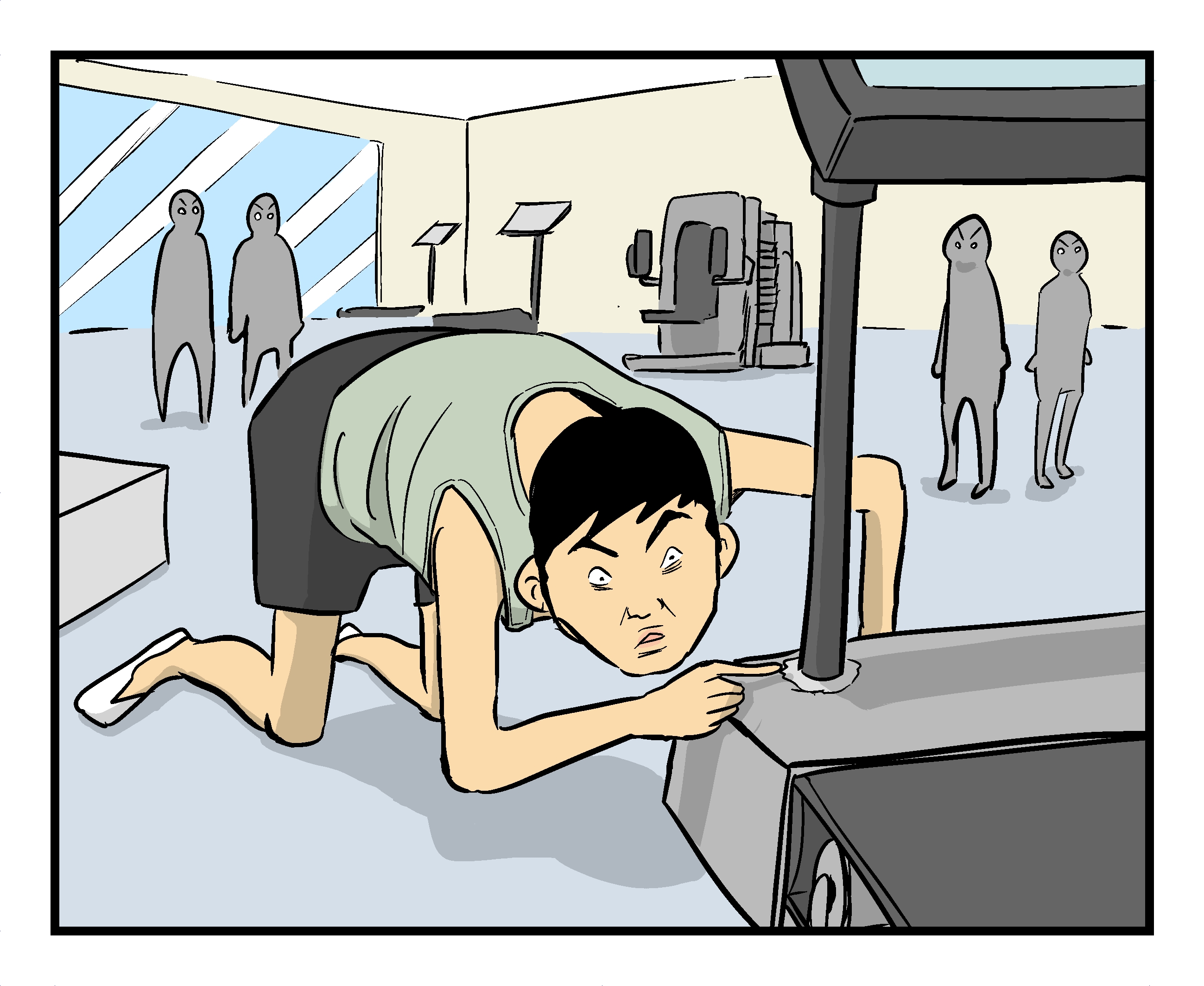 【見ル野賞】ジムに来て ガン見マシンの 溶接痕(シカクマニア さん)