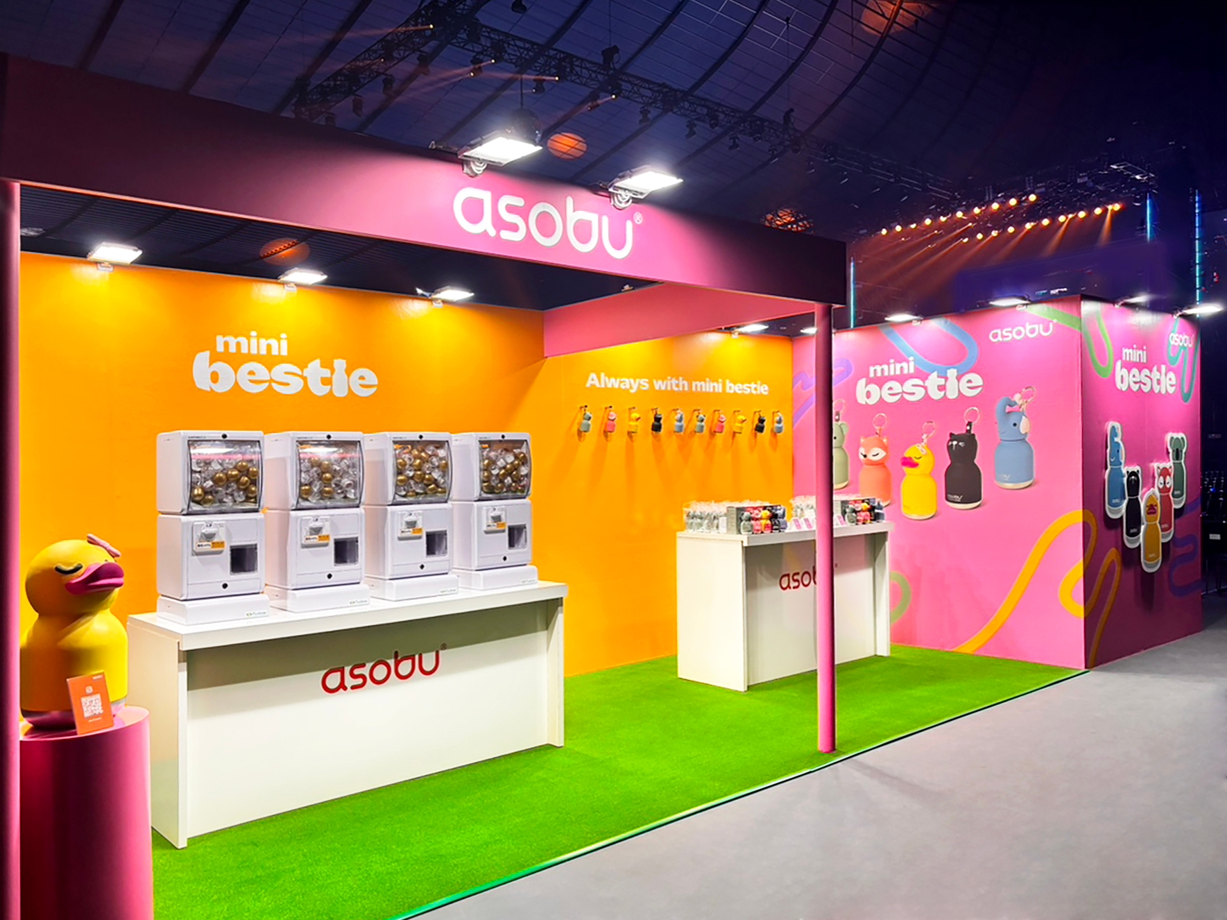 バッグに付けてかわいい！asobu新作ボトル「mini bestie」登場