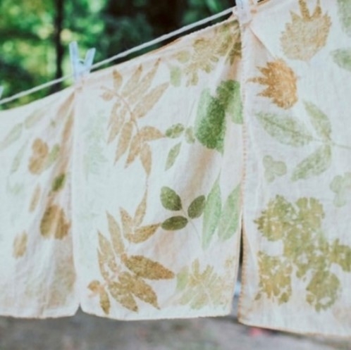 たたき染めワークショップ(イメージ)