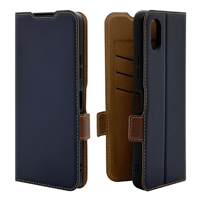 ネイビー×ブラウン