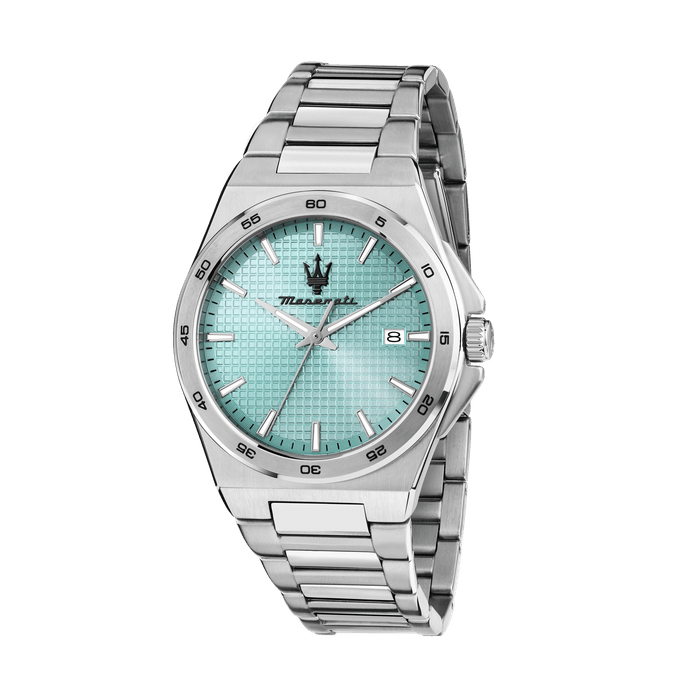 40MM 3H BLUE DIAL SS BR