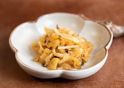 『味よし 岩下の新生姜入り』盛付例