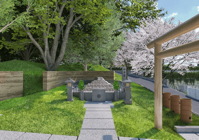 マイ古墳（家族古墳墓）完成イメージ