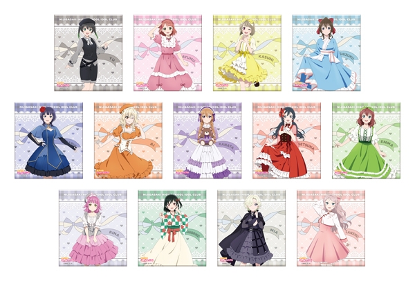 ▲アートパネル (虹ヶ咲 フリルドレス) 【サイズ】H約140mm×W約125mm ※絵柄はお選びいただけません。