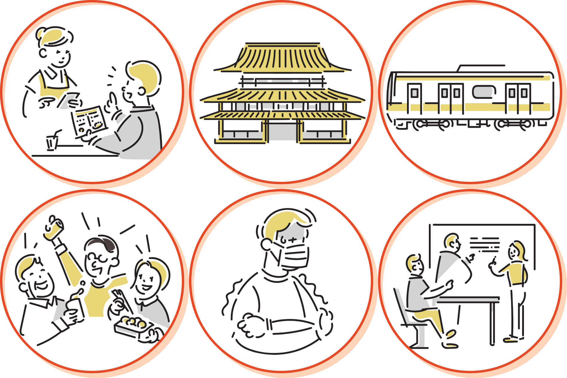 「Japaner」はさまざまな場面で訪日観光客をサポートします。