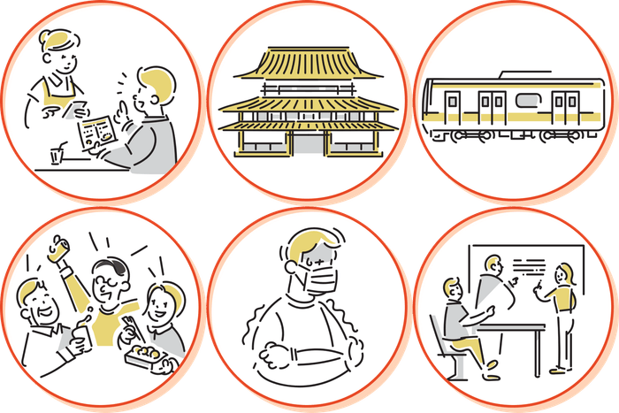 「Japaner」はさまざまな場面で訪日観光客をサポートします。