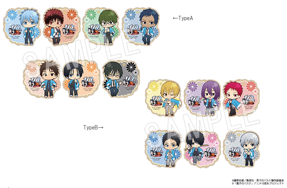 トレーディングミニアクリルスタンド ミニキャラver. TypeA、TypeB 映画村ver.(それぞれ全6種) 各660円(税込)